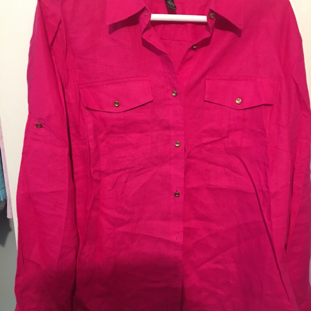 Ralph Lauren linen shirt size 1 xl